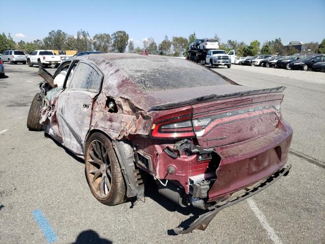 2C3CDXGJ3KH576595 - 2019 DODGE CHARGER SC BURGUNDY photo 3