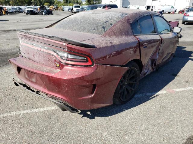 2C3CDXGJ3KH576595 - 2019 DODGE CHARGER SC BURGUNDY photo 4