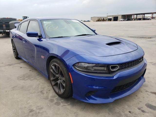 2C3CDXGJ4MH556455 - 2021 DODGE CHARGER SC BLUE photo 1