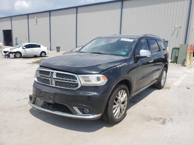 1C4SDJET5EC287122 - 2014 DODGE DURANGO CI BLACK photo 2