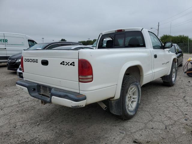 1B7GG26N91S169741 - 2001 DODGE DAKOTA WHITE photo 4