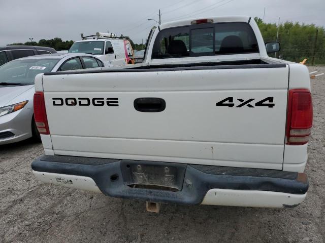 1B7GG26N91S169741 - 2001 DODGE DAKOTA WHITE photo 6