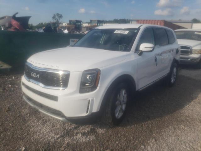 5XYP24HC4NG220001 - 2022 KIA TELLURIDE WHITE photo 2