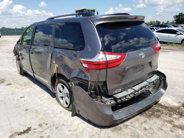 5TDKZ3DC7HS858188 - 2017 TOYOTA SIENNA LE GRAY photo 3