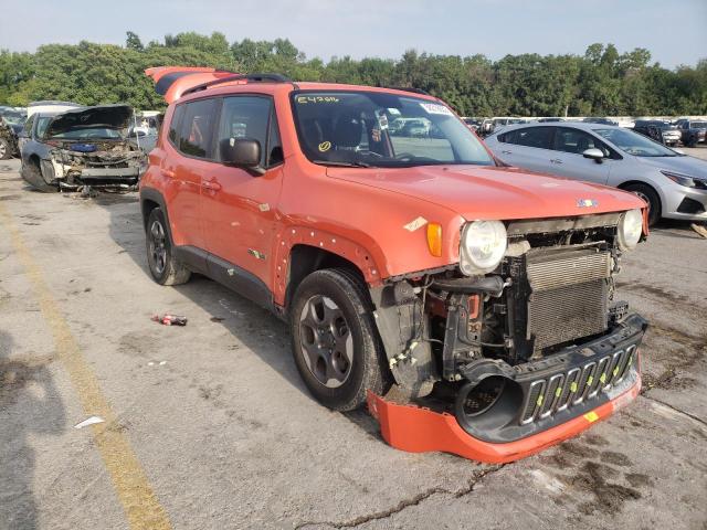 ZACCJAAT4GPE42616 - 2016 JEEP RENEGADE S Narıncı foto 1
