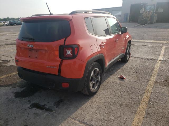 ZACCJAAT4GPE42616 - 2016 JEEP RENEGADE S Narıncı foto 4