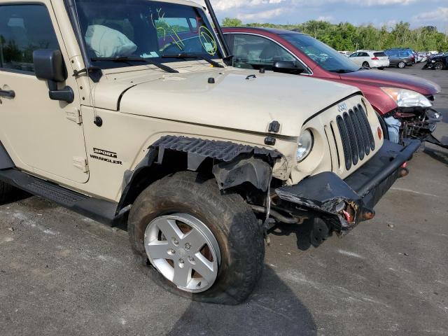 1J4GA2D15BL552566 - 2011 JEEP WRANGLER S BEIGE photo 9