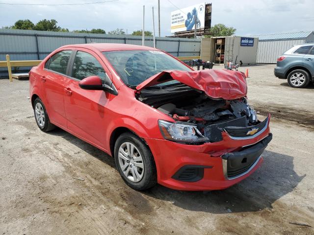 1G1JB5SB0K4108178 - 2019 CHEVROLET SONIC LS RED photo 1
