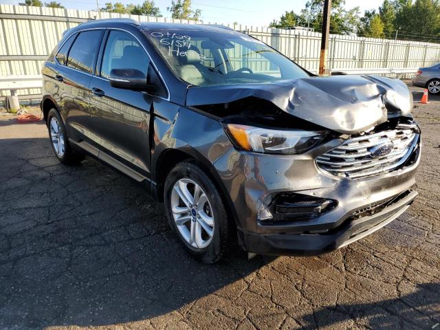 2FMPK4J92KBC46154 - 2019 FORD EDGE SEL GRAY photo 1