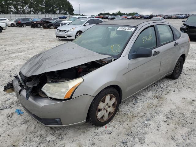 1FAHP34N88W255726 - 2008 FORD FOCUS S/SE GRAY photo 2