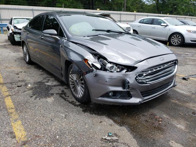 3FA6P0D93ER106079 - 2014 FORD FUSION TIT GRAY photo 1