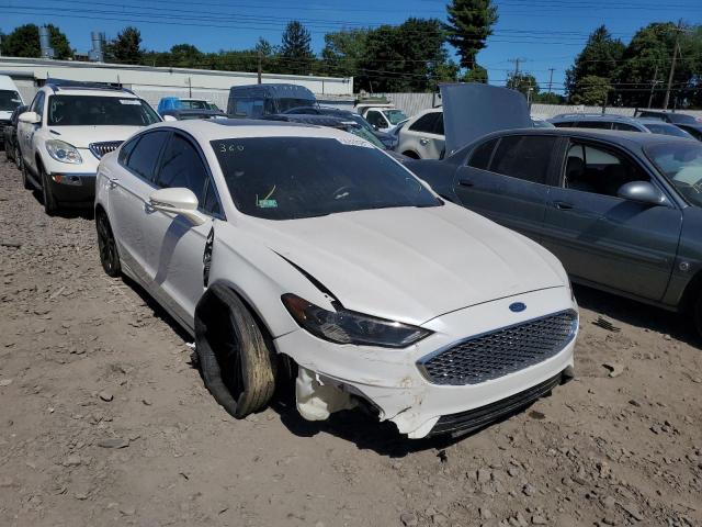 3FA6P0D90KR144073 - 2019 FORD FUSION TIT WHITE photo 1