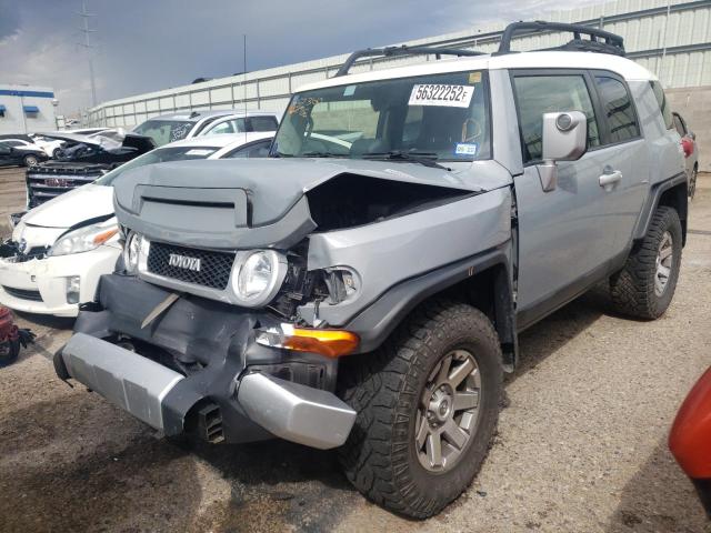 JTEBU4BF8EK187114 - 2014 TOYOTA FJ CRUISER GRAY photo 2