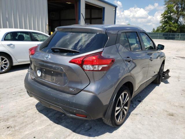 3N1CP5CU7JL517842 - 2018 NISSAN KICKS S GRAY photo 4