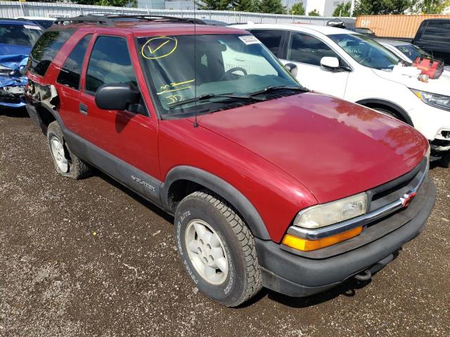 1GNCT18W4XK223988 - 1999 CHEVROLET BLAZER BURGUNDY photo 1