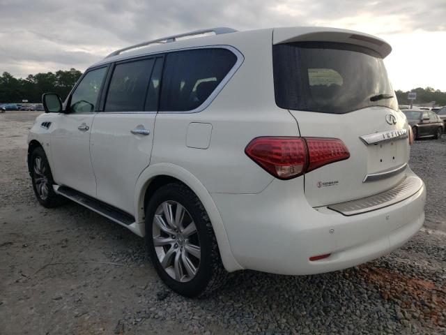 JN8AZ2NF4E9554233 - 2014 INFINITI QX80 WHITE photo 3