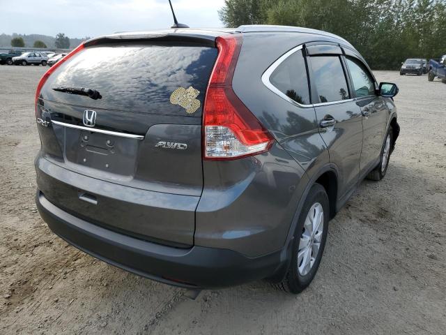 2HKRM4H71DH677183 - 2013 HONDA CR-V EXL GRAY photo 4