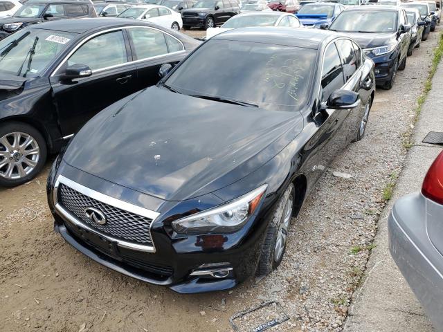 JN1BV7AR8FM399454 - 2015 INFINITI Q50 BASE BLACK photo 2