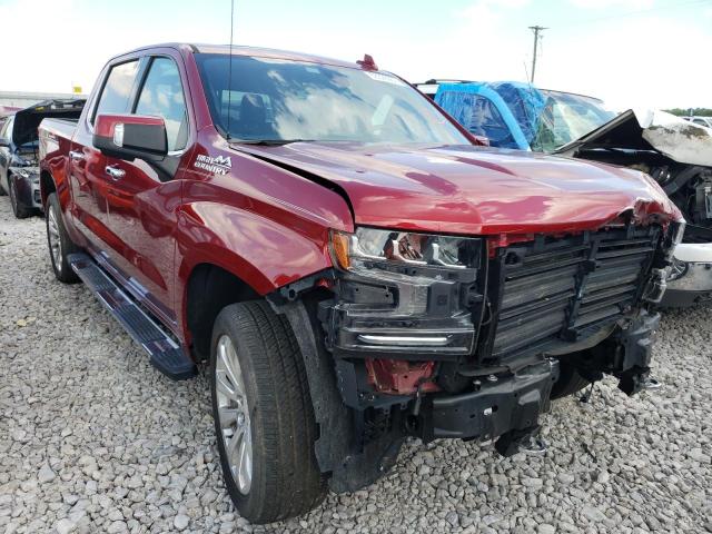 3GCUYHED9KG131348 - 2019 CHEVROLET SILVERADO BURGUNDY photo 1