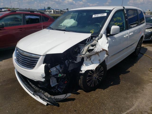 2C4RC1HG9ER177830 - 2014 CHRYSLER TOWN & COU WHITE photo 2