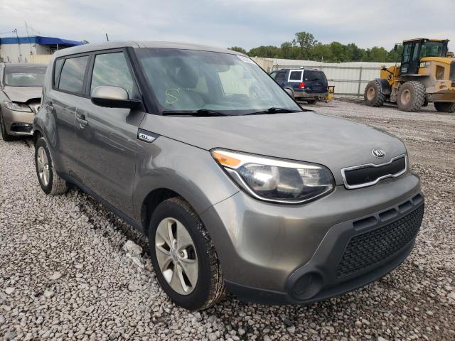 KNDJN2A27F7131945 - 2015 KIA SOUL BROWN photo 1