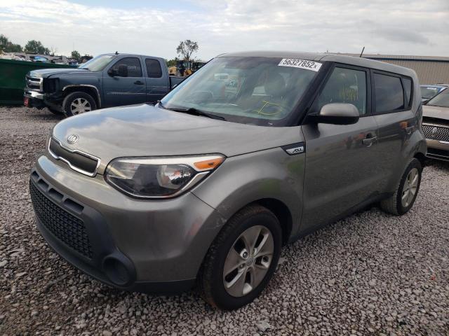 KNDJN2A27F7131945 - 2015 KIA SOUL BROWN photo 2