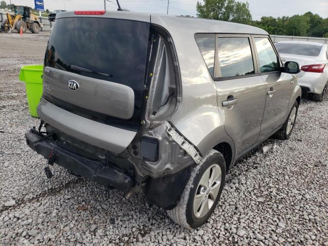 KNDJN2A27F7131945 - 2015 KIA SOUL BROWN photo 4