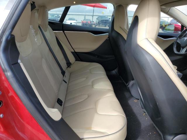 5YJSA1H19EFP65158 - 2014 TESLA MODEL S Qırmızı foto 6