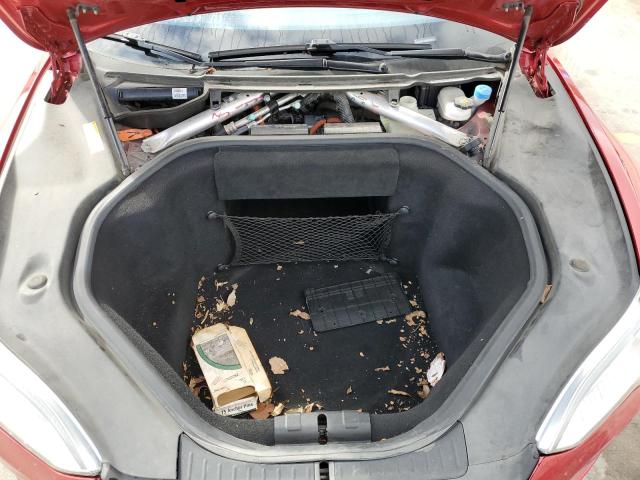 5YJSA1H19EFP65158 - 2014 TESLA MODEL S Qırmızı foto 7