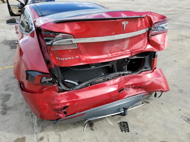 5YJSA1H19EFP65158 - 2014 TESLA MODEL S Qırmızı foto 9