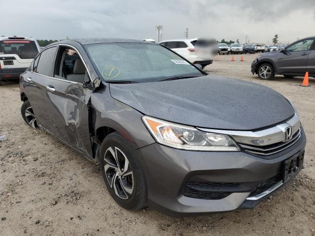 1HGCR2F33HA258147 - 2017 HONDA ACCORD LX GRAY photo 1