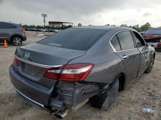 1HGCR2F33HA258147 - 2017 HONDA ACCORD LX GRAY photo 4