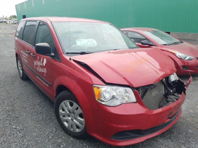 2C4RDGBG0FR735476 - 2015 DODGE GRAND CARA RED photo 1