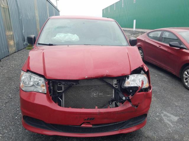 2C4RDGBG0FR735476 - 2015 DODGE GRAND CARA RED photo 10