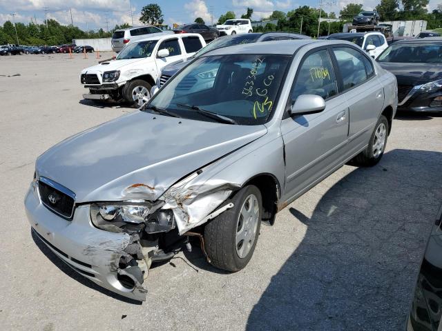 KMHDN45D13U624873 - 2003 HYUNDAI ELANTRA SILVER photo 2