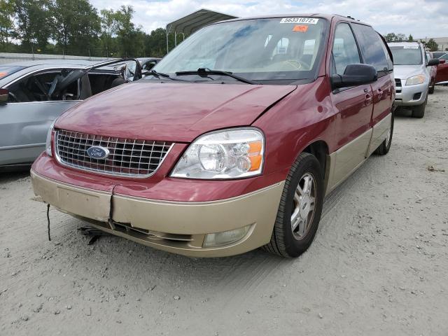 2FMDA58234BA88348 - 2004 FORD FREESTAR L BURGUNDY photo 2