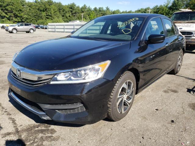 1HGCR2F31GA147157 - 2016 HONDA ACCORD LX BLACK photo 2