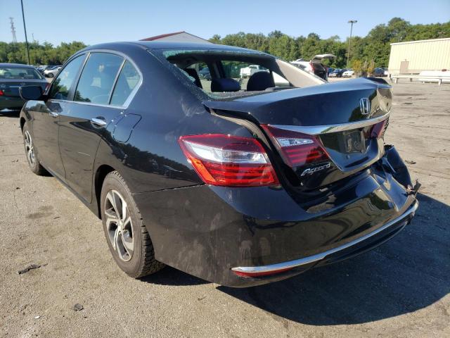 1HGCR2F31GA147157 - 2016 HONDA ACCORD LX BLACK photo 3