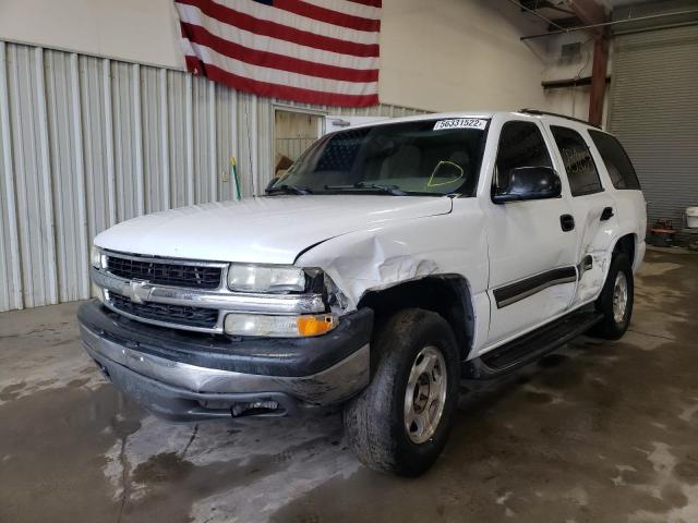 1GNEC13Z34R249639 - 2004 CHEVROLET TAHOE WHITE photo 2