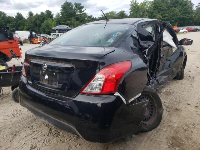 3N1CN7AP7JL816858 - 2018 NISSAN VERSA S BLACK photo 4