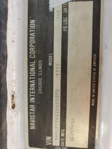 1HSLRTVN1GHA51070 - 1986 INTERNATIONAL S-SERIES 1 白色 照片 10