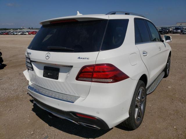 4JGDA5GB5HA891486 - 2017 MERCEDES-BENZ GLE 400 4M WHITE photo 4