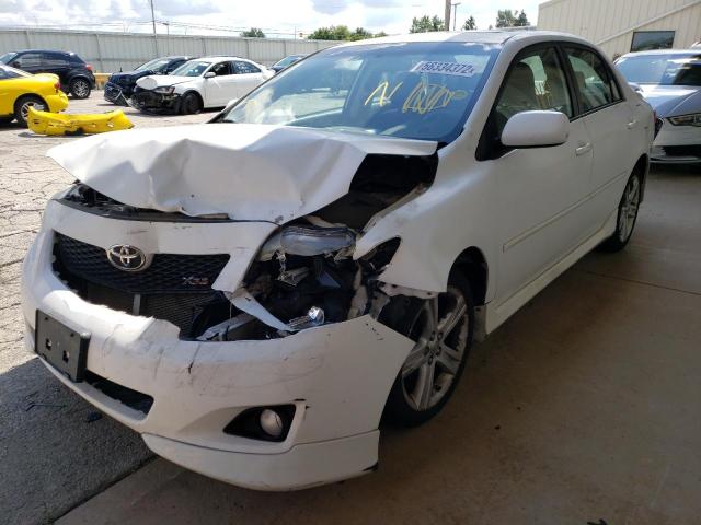 1NXBE40E79Z038419 - 2009 TOYOTA COROLLA XR 白色 照片 2