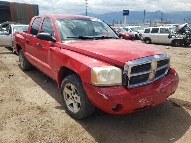 1D7HE48NX6S599200 - 2006 DODGE DAKOTA QUA RED photo 1