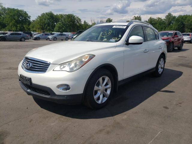 JN1AJ0HR9AM757383 - 2010 INFINITI EX35 BASE WHITE photo 2