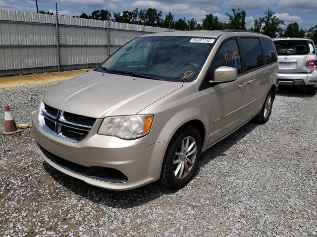 2C4RDGCG5ER209325 - 2014 DODGE GR CARAVAN GOLD photo 2