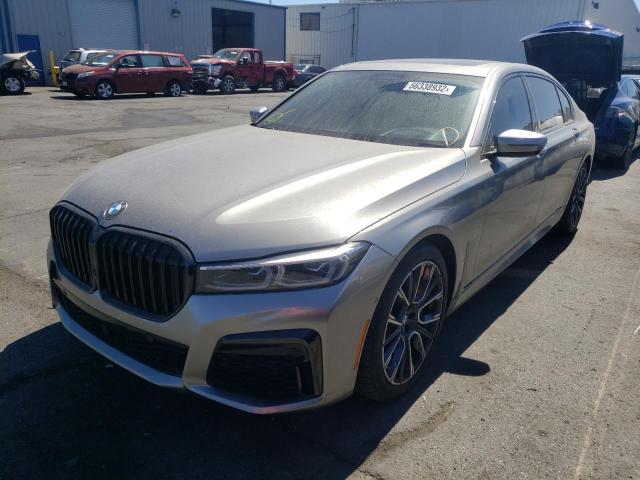 WBA7U2C0XNCH07364 - 2022 BMW 750 XI GRAY photo 2