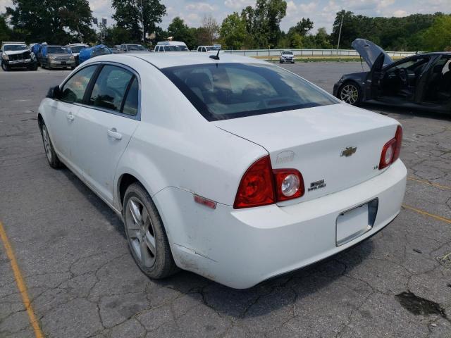 1G1ZG57B094244107 - 2009 CHEVROLET MALIBU LS WHITE photo 3