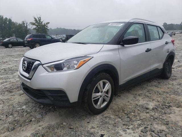 3N1CP5CU0KL526299 - 2019 NISSAN KICKS S SILVER photo 2