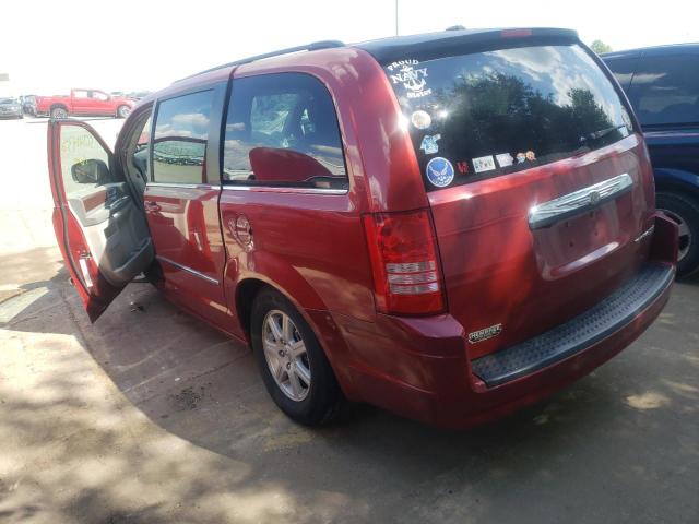 2A4RR5D17AR170614 - 2010 CHRYSLER TOWN & COU BURGUNDY photo 3